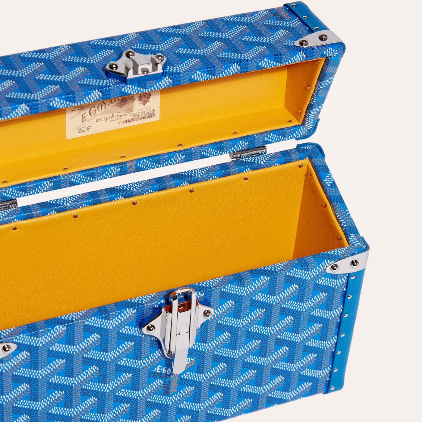 Goyard Cassette Trunk Bag Sky Blue - Image 5